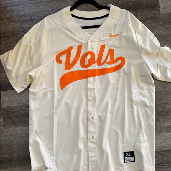 Nike Tennessee Vols Baseball Jersey - Brand New/Never Wore - Picture 1 of 1